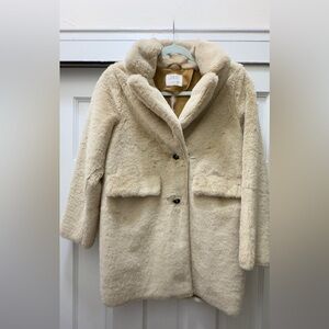 Zara Tan Teddy Jacket sz 152